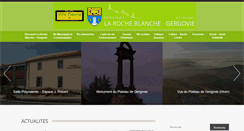 Desktop Screenshot of mairie-larocheblanche.fr